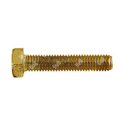 Hex cap screw UNI 5739/DIN 933 brass M10x50