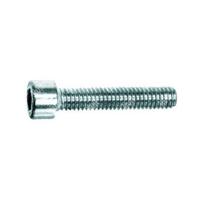 Hex socket head cap screw UNI 5931/DIN 912 8.8 - white zinc plated steel M3x22