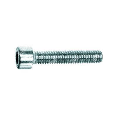 Socked head cap screw UNI 5931/DIN 912 full thread white zinc plated steel 8.8 M10x50