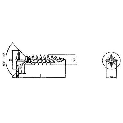 Truciolare T.fil. TGS + Pozi INOX A2 3,5x20