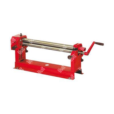 Manual rollforming machine Roller w. 610mm Max sheet th. 0,8mm roller d. 38mm RRB600MB