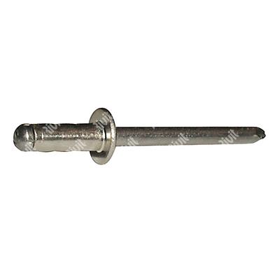 MULTIGRIPRIV-Blind rivet Stainless steel 304/304 gr 1,5-5,0 DH 4,8x10,0