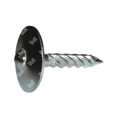 Steel Nail Umbrella head w/washer pp WZ d.4,4x30