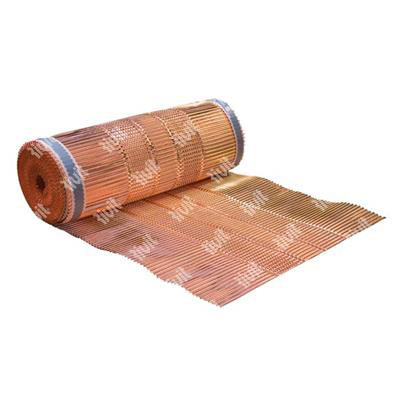 Under-ridge ventilation tape Copper (Box 4 rolls from da 5ml each) L.400mmx5m