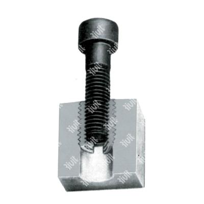 RSCF-F-Self tapping socketGalv. Steel w/hole f.15 M12x1,75x12 - 0318C