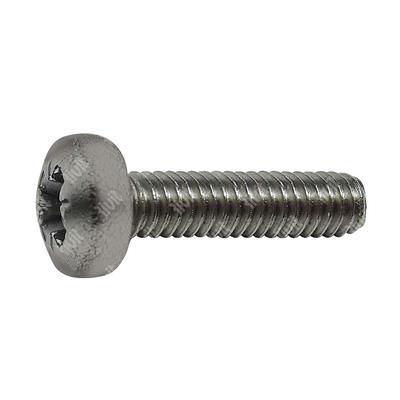 Thread Rolling Raised Cheese Head Screw Type CE DIN 7500 Stainless Steel A2 M4x10