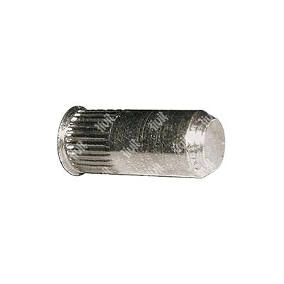 SIRC-Z-A2-Close end Rivsert Stainless steel h.11,0 knurled RH gr.1,0-3,0 M8/030