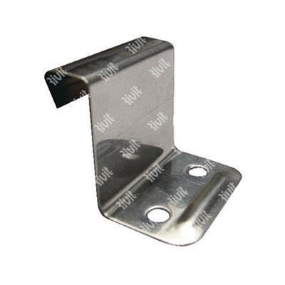 Fixed Large ST ST clip 30mm H.32mm for joint roof L. 30mm h. 32mm