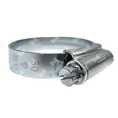 JCS-HIGRIP 12 Zinc plated hose clip L.9mm 9,5-12