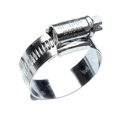 JCS-HIGRIP 16 Zinc plated hose clip L.9mm 11-16