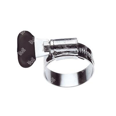 JCS-HIGRIP Mild steel Wing screw hose clip size 16 11-16