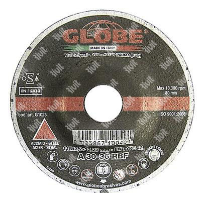 GLOBE-Disco da taglio CD x FERRO d.125x3,2x22,23