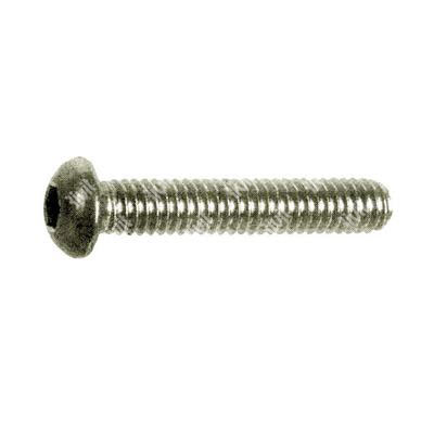 Hex socket button head cap screw ISO 7380 stainless steel 316 M8x60