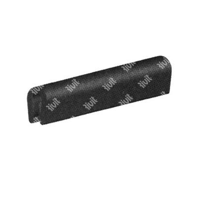Black PVC seal - Coil L= 50m 6,5x9,5-Sp.1-2