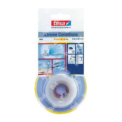 TESA-Nastro Xtreme silicone Bianco mt.3x25mm