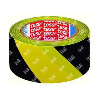 TESA-Nastro x Segnalazione in PVC Giallo/Nero mt.33x50mm