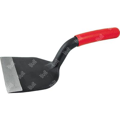 Flat scraper with handle