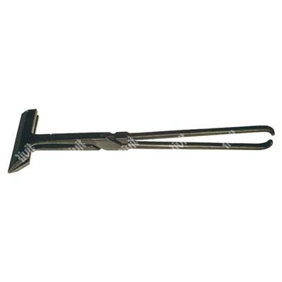 Pinza per conciatetti raggio 12, L.160mm 282330