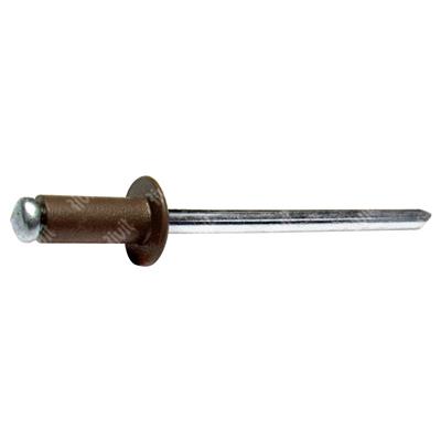 AFTMARC-BLISTRIV-Blind rivet AluBrownCorten/Steel (100pcs) 4,0x9,0