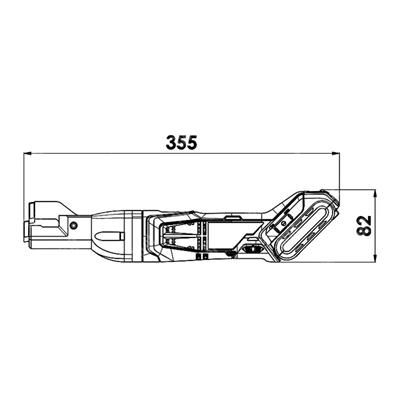 TRUMPF-Cesoia a batteria 12V S 114 Spess. max lamiera 2,0mm-acciaio 1,6mm A2525346