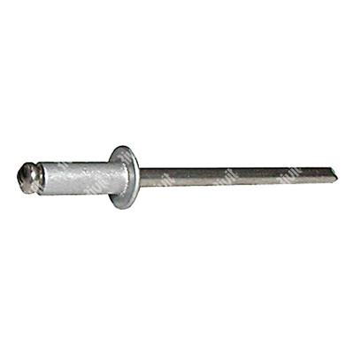 AIT9006-Blind rivet Alu RAL9006/Stainless steel 304 DH 4,8x12,0