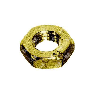 Hexagon nut low UNI 5589/DIN 936 Brass M24