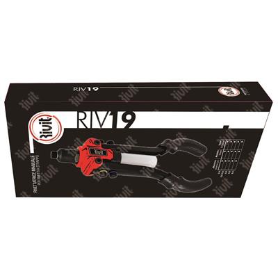 RIV19-Hand riveter d.2,4-6,0mm Alu RIV19