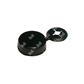 Plastic cap with eye RAL9005 black for rivets d.3,2 - 4,0 - 4,8