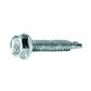 Hexagon flange head self-drilling screw UNI 8117/DIN 7504K white zinc plated steel 3,9x13
