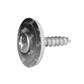VVX-Stainless steel PZ screw w/washer d.20+EPDM (in 1 pc) 4,5x35xR20