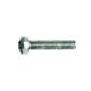 Phillips cross pan head screw UNI 7687/DIN 7985 4.8 - white zinc plated steel M2x10