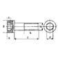 Zylinderkopfschraube Innensechskant U5931/D912 A2 - Edelstahl AISI304 M5x8