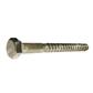Wood screw exagon head UNI 704/DIN 571 stainless steel 304 6x60