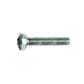 Phillips cross pan head screw UNI 7687/DIN 7985 4.8 - black zinc plated steel M5x55
