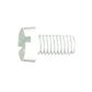 Slotted cheese head screw UNI 6107/DIN 84A Nylon 6.6 natural M3x8