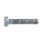 Hex head screw UNI 5739/DIN 933 8.8 - white zinc plated steel M6x100