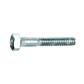 Hex head screw UNI 5738/DIN 960 fine 8.8 - white zinc plated steel M10x1,25x70