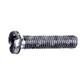 Slotted cheese head screw UNI 6107/DIN 84A 4.8 - nickel plated steel M4x6