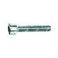 Hex socket head cap screw UNI 5931/DIN 912 8.8 - white zinc plated steel M12x85