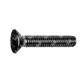 Hex socket countersunk head screw U5933/D7991 10.9 - black zinc plated steel M5x25
