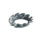 Serrated countersunk lock washer UNI 8842V/DIN 679 white zinc plated steel 5,3x9,8