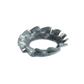Serrated countersunk lock washer UNI 8842V/DIN 679 white zinc plated steel 4,3x8