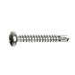 Pan head self drilling screw UNI8118/DIN7504N stainless steel 304 4,8x50