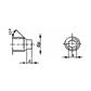 Socket set screw UNI 5925/DIN 915 dog point 45H - plain steel M10x45