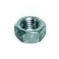 Hexagon nut UNI 5587 cl.10 - dehydrogenated white zinc plated steel M20