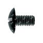 Nylon screw 6.6 Black THP M8x16