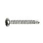 Pan head self drilling screw UNI8118/DIN7504N stainless steel 304 4,8x38