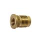 RHFL-Brass rivet nut for plastic w/head d.9,5x1,32 M6x12,7 foro d.8