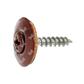 VVX3009-Stainless steel PZ screw w/washer d20+EPDM (in 1 pc). Head painted RAL3009 4,5x35xR20