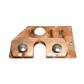 Snow catch bracket for double COPPER tube x tubo d.28
